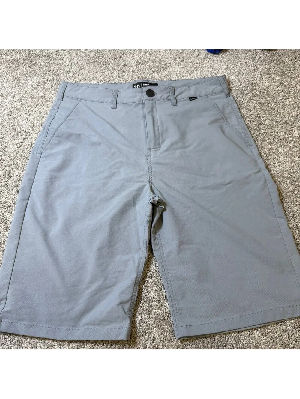Hurley Nike Dri-FIT Gray Performance Shorts Size Boy’s 20 or Men’s 31